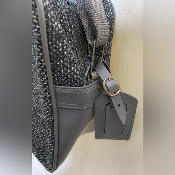 Unisex Vintage Oscar De La Renta Tweed Weekender Travel Bag - Picture 5 of 10